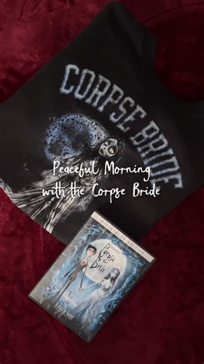 Angeline on Instagram: "Peaceful morning with the Corpse Bride #corpsebride @warnerbros #physicalmedia"