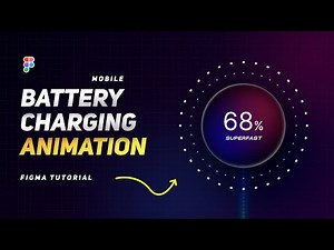 Create Realistic & Cool Mobile Battery Charging Animation in Figma | Step-by-Step Tutorial