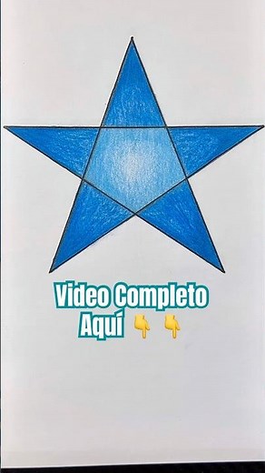 Cómo dibujar una estrella: súper fácil. #tutorial #estrellas #dibujar #arte #comohacer