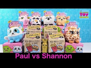 Paul vs Shannon Silly Scoops Scrumchums Challenge Toy Review | PSToyReviews