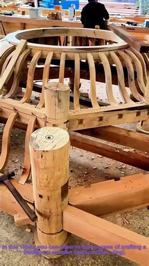 Traditional Woodworking: Caisson (Diao Jing) Making - Ancient Carpentry Craft