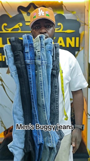 Men's Plain Buggy Jeans — Sizes 30-38 (Nairobi, Kenya)