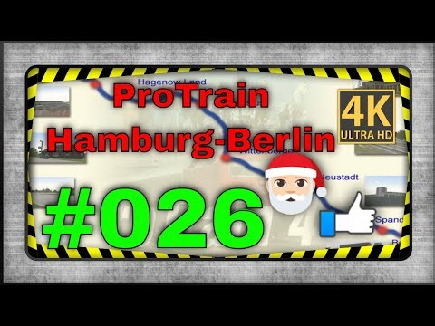 Microsoft Train Simulator Gameplay 4K – 026 – ProTrain Hamburg-Berlin - ICE Ersatzzug 1/3