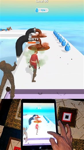 cleaning run 3d gameplay and handcame