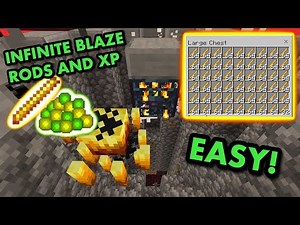 SIMPLE BLAZE AND XP FARM TUTORIAL in Minecraft Bedrock (MCPE/Xbox/PS4/Switch/Windows10)