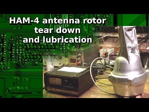 Ham Radio - What's inside an Antenna Rotor? Tear down and lubrication.