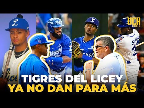 EN VIVO: LOS TIGRES DEL LICEY A PUNTO DE TENER UNA TEMPORADA CATASTRÓFICA, ANÁLISIS