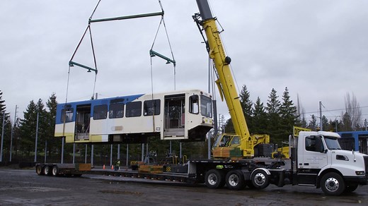 Saying farewell to Train 106, a veteran of our MAX system. 😢 | TriMet