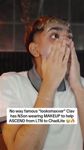 Clav Transforms N3on: Makeup Tips for Looksmaxing Journey