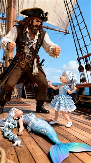 Barbie became a mermaid and saved little Barbie—but a new trouble popped up unexpectedly.#barbie #barbiegirl #barbieminitv #aivideos #barbieandken #wolink