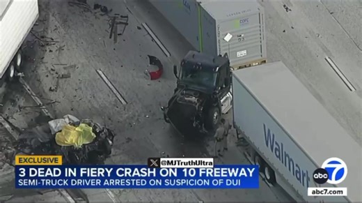 5.5K views · 18 reactions | This is horrific… Ontario, California: A 21-year-old man driving a Freightliner tractor-trailer, caused a deadly chain-reaction crash on the westbound lanes of the I-10 Freeway — Three dead, at least four others hospitalized Shall we guess if he is legally allowed to be behind the wheel? | Stanley Roper | Facebook