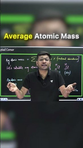 Average atomic mass | Atomic Structure