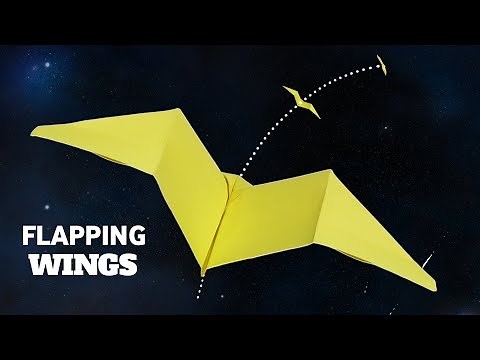 Paper Bird Plane with Flapping Wings | How to Make a Super Fast Paper Airplane – Easy Tutorial