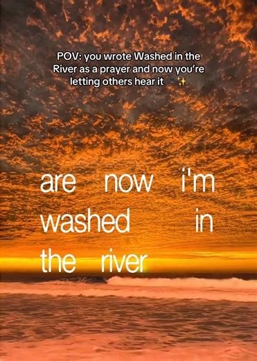 Wrote this song during a quiet moment with God. Washed in the River out now 🤍🎧 #JesusTok #WorshipTok #fyp #gospelmusic