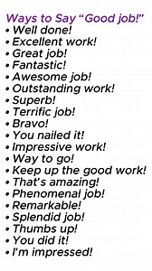 23K views · 373 reactions | Ways to say “Good Job!” In English | Sophai Creator Share | Facebook