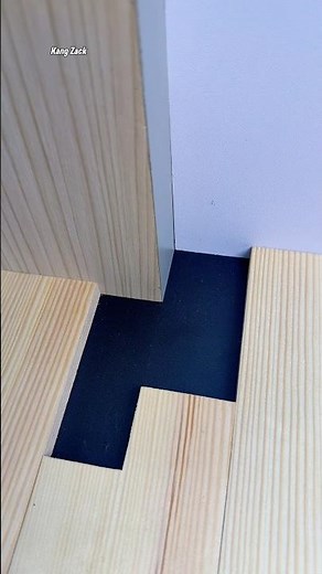 How to Measure Wood Notches Perfectly 🔥 #woodworking #carpentry #woodworkingtips #diy #shorts