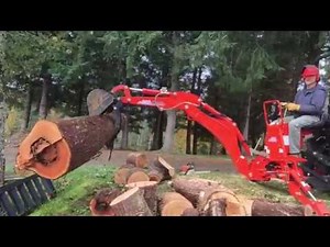 #5 Kioti Tractor Backhoe Thumb - Battle of the Wood Pile
