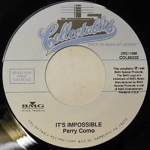 Perry Como - It's Impossible / Seattle