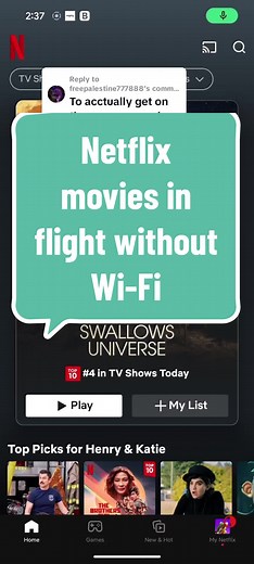 How to Watch Netflix Downloads on Your Flight
