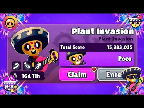💀🎸 Unlocked Poco | Subway Surfers x Brawl Stars 2025 | Plant Invasion No Floor Challenge 🌵🏆