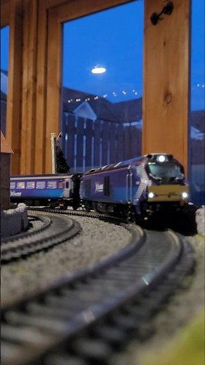 Dapol Class 68 Scotrail Night Service | First video on the channel with full 4 Coach train #00gauge