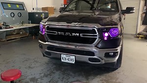 46 reactions · 14 comments | 2019 Ram 1500 Big Horn Lonestar Edition Lighting Upgrade. - Bi-LED Projector retrofit by Morimoto. - Etched projector by Sikuenz. High beam re-purposed for Dynamic demon eyes. - Reverse mounted halo on Projector shrouds. Oracle Strips. - Custom-made Grill Light Bar by Oracle Lighting of Houston. - Profile DRL strips on Magic Jackets. - Headlights painted with body matching color. | Oracle Lighting of Houston | Facebook