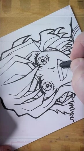 Draw Inosuke Hashibira Demon Slayer 5 #anime #art #drawing #ink #draw #drawingtutorial