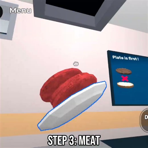 RED Burger #roblox #robloxmemes #cookburgers #tutorial #memes #cursed #funny #robloxgames