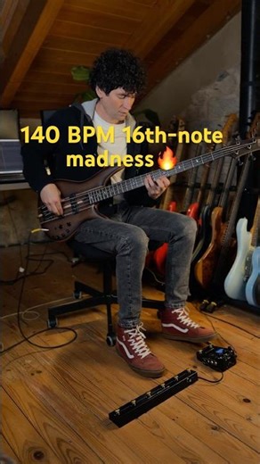 140 BPM 16th-note madness woth the BeatBuddy 2 from ‪@SingularSoundOfficial‬