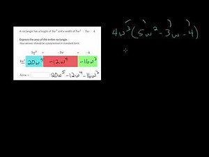 Multiply Monomials by Polynomials (Area Model): Practice