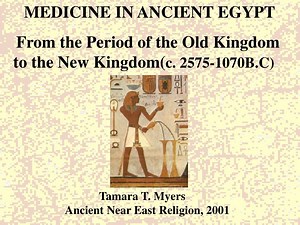 MEDICINE IN ANCIENT EGYPT - SlideServe