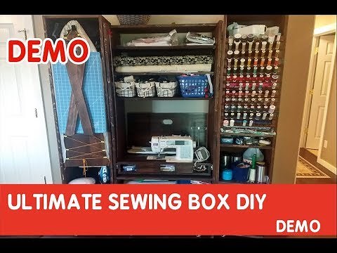 DIY Ultimate Sewing Box! How I built it myself for 1/4 of the cost