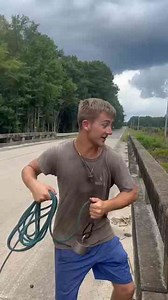 Magnet Fishing In A Swamp