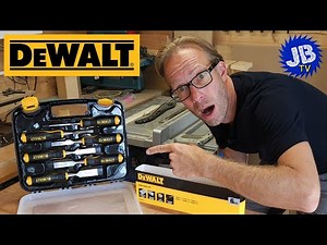 Not the Sharpest Tool in the Box - But this 6 Set of Chisels from Dewalt are BANG ON!!