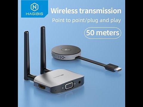 HAGiBiS Wireless HDMI VGA Video Transmitter & Receiver