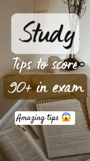 Best Study tips to score 90+ in exam 🎯🔥 #viral #shorts #studytips #examchallenge #trendin
