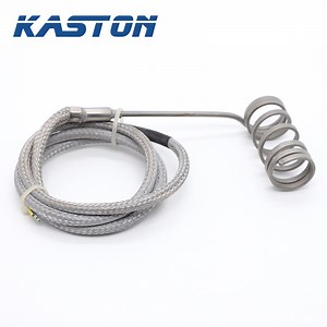 [Hot Item] 220V Stainless Steel Flexible Hot Runner Electric Coil Spring Heater with Thermocouple
