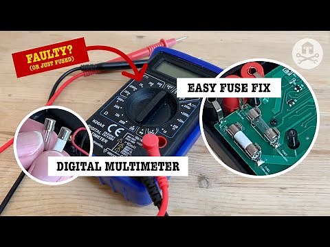 Faulty digital multimeter? An easy guide to replacing the internal fuse