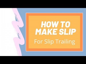 How to Make Slip for Slip Trailing