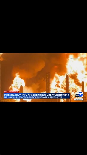 🚨#breaking An explosion at the largest oil refinery on the West Coast. We were live at the scene this morning where crews attacked the flames. Update: the fire is now out @chevron refinery. The cause under investigation. No one injured. #breakingnews #fire #elsegundo #losangeles #california #chevron #timpulliam #abc7la #abcnews | Tim Pulliam