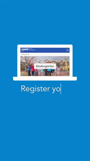 PDSB welcomes our newest kindergarten students! Come play and learn with us. Register your little one at peelschools.org/kindergarten. | Peel District School Board