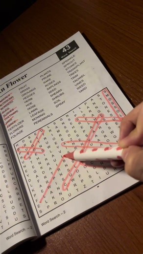 Word search ASMR 💖💖 #wordsearch #wordpuzzlegame #asmr #ytshorts