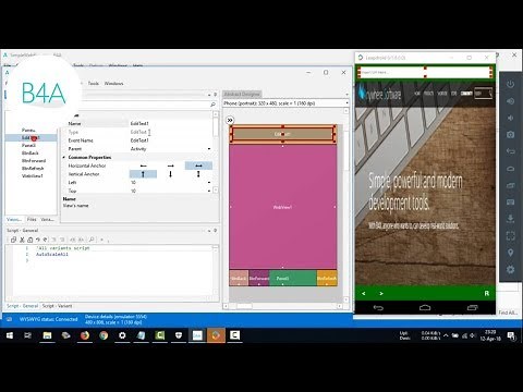 Basic4Android (B4A) | Building A Simple Web Browser (WebView) In Basic4Android