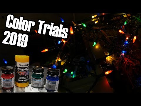 LED color experiments 2019; Beyond the Sharpie