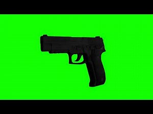 FREE HD Green Screen - GUN FIRING BULLET WITH SHELL EJECTION