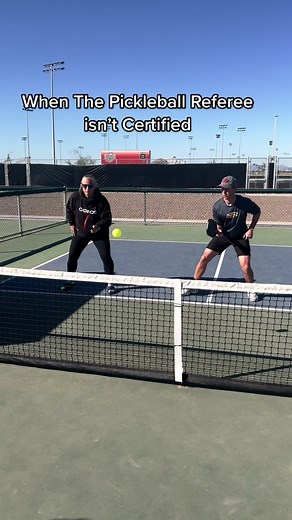 When the volunteer pickleball referee isn’t certified 😅 #pickleball #pickleballtiktok