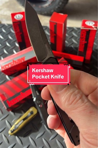 Kershaw Pocket Knife: Fast Action and Sharp Blade