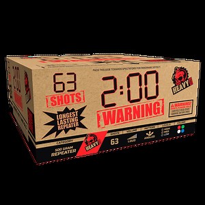 2 MINUTE WARNING - Sky King Fireworks