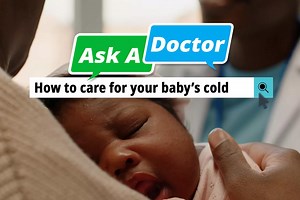 How to look after your baby's cold