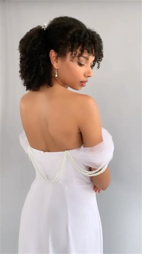 @tahene.howell | Pretty to see, hard to catch 🦋 YOLA dress by @biel_bride @i_am_miss_anja Makeup @abitaylorbride 🤍... | Instagram